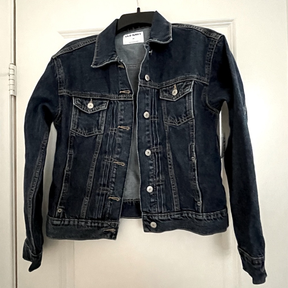 NWT Old Navy Classic Denim Jean Jacket size XS